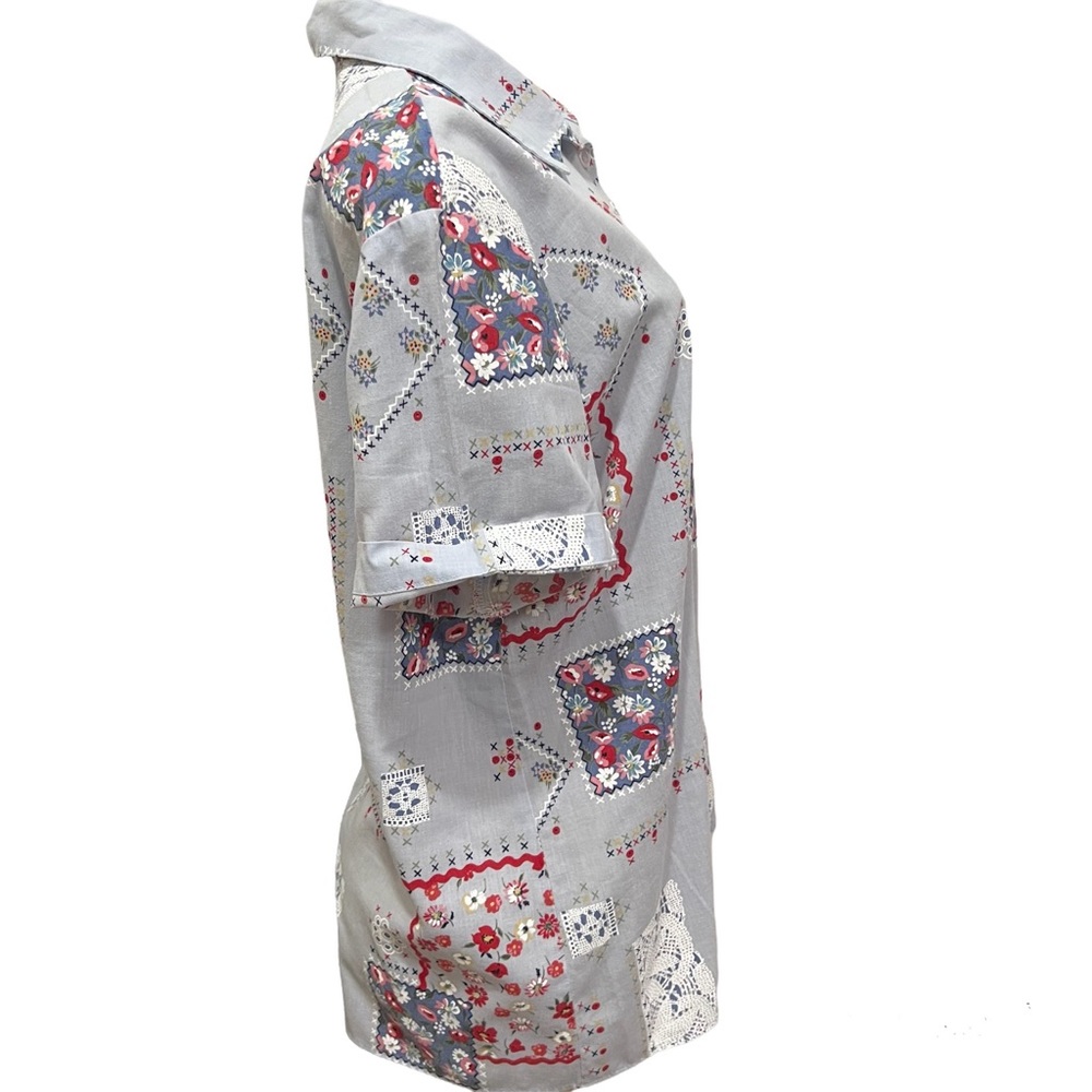 Vintage pattern top - Picture 3 of 4